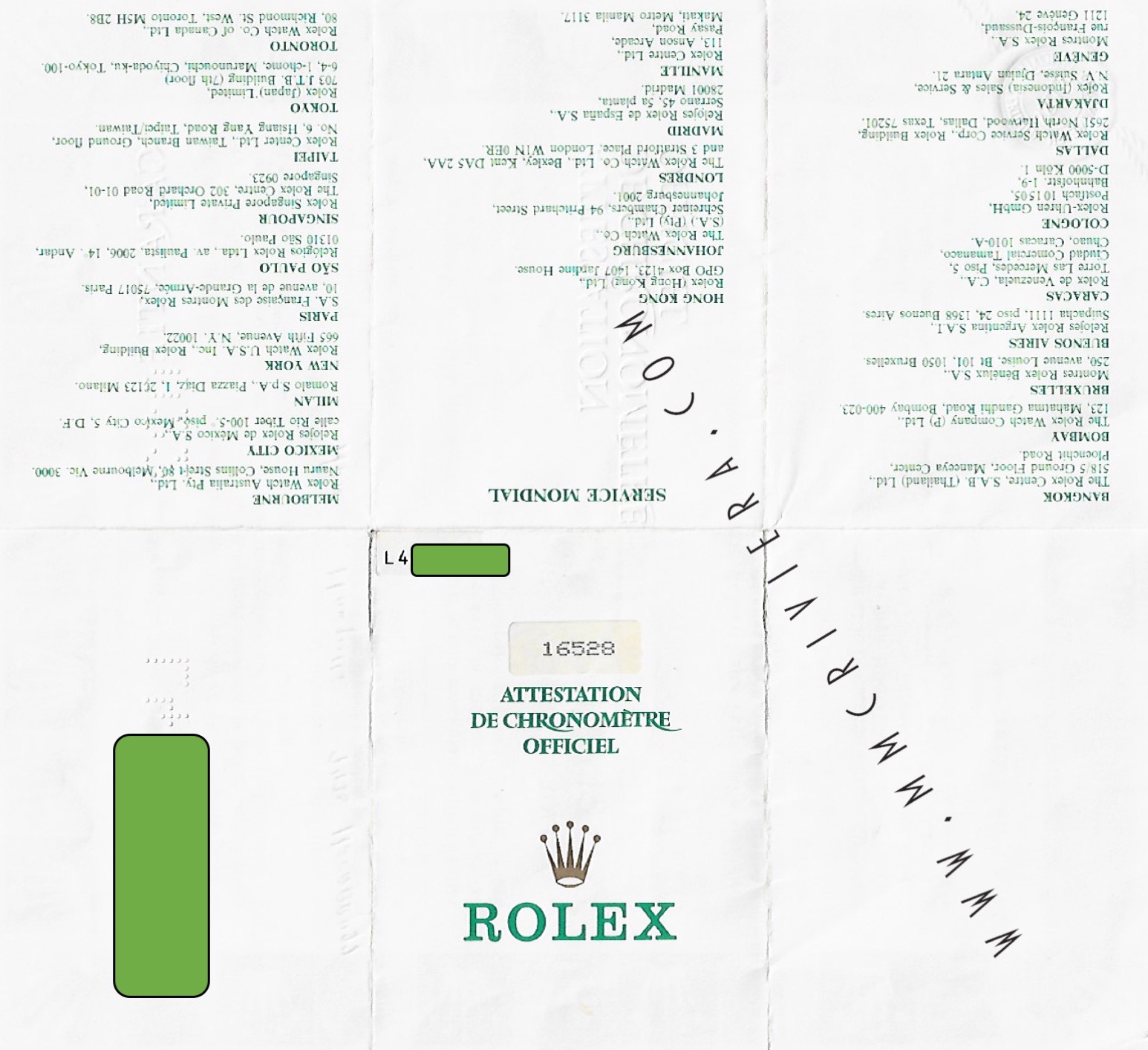 Rolex Daytona 16528 Série L floating porcelain dial rolex-daytona-16528-floating-porcelaine-7