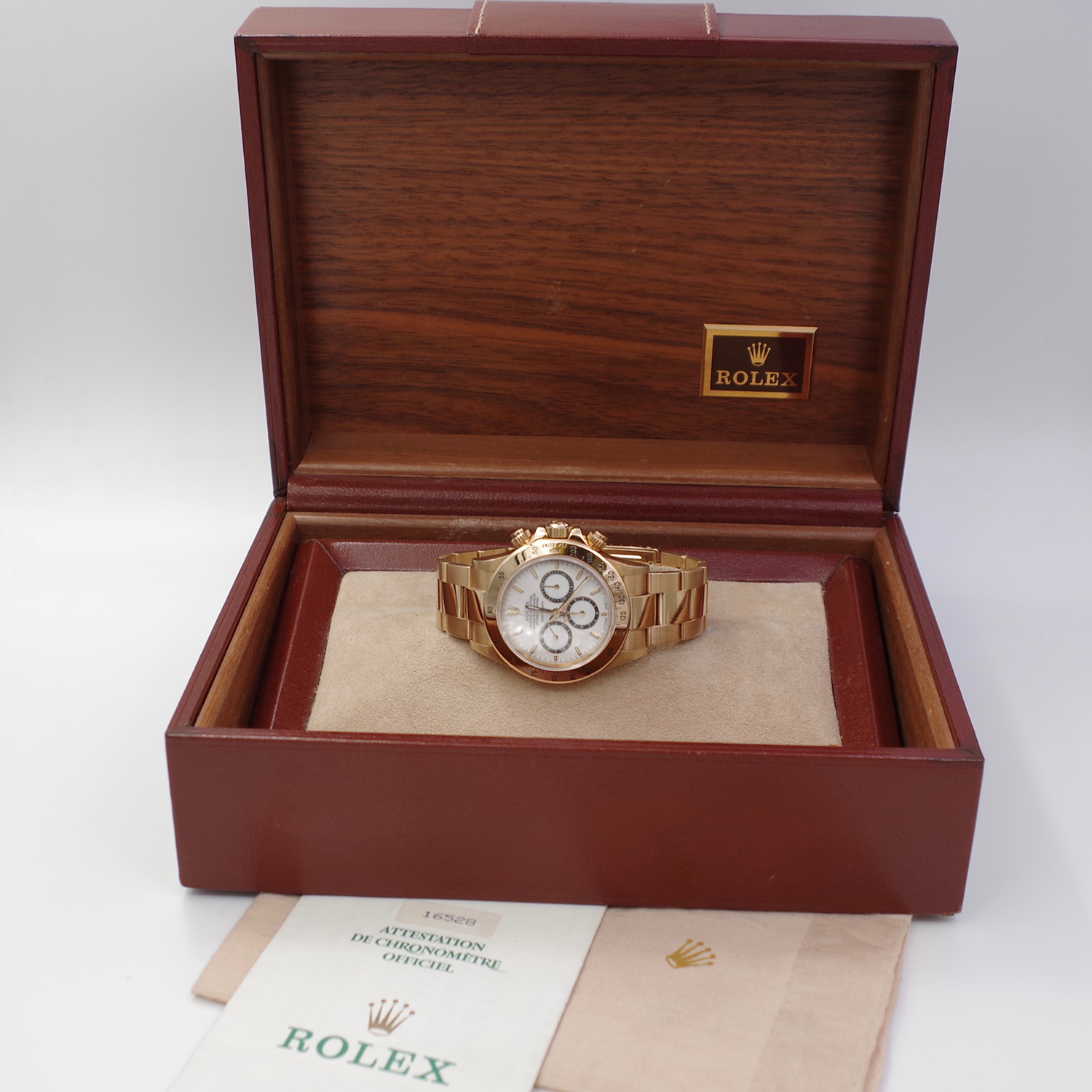 Rolex Daytona 16528 Série L floating porcelain dial rolex-daytona-16528-floating-porcelaine-8