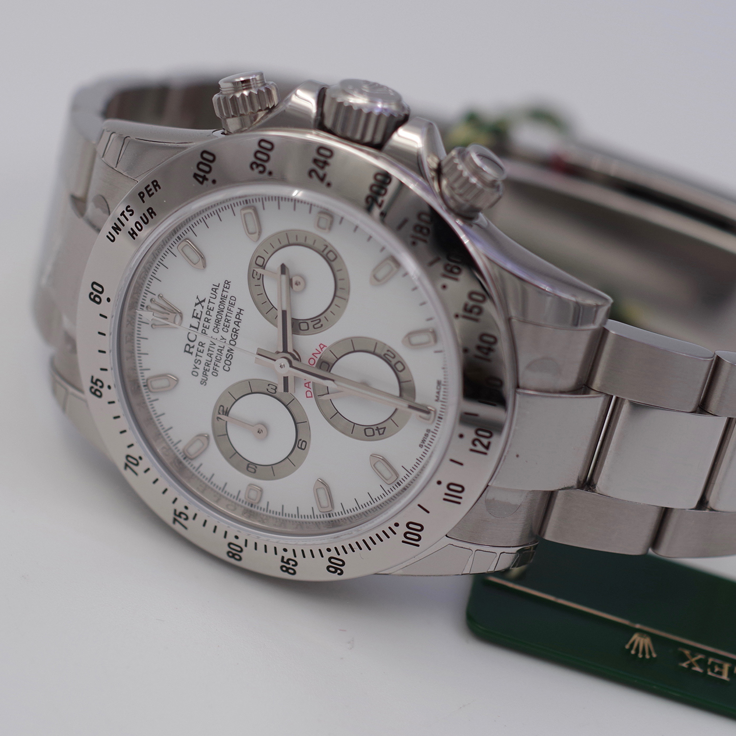 Rolex Daytona 116520 N.O.S New Old Stock Série Z rolex-daytona-116520-NOS-blanc-2