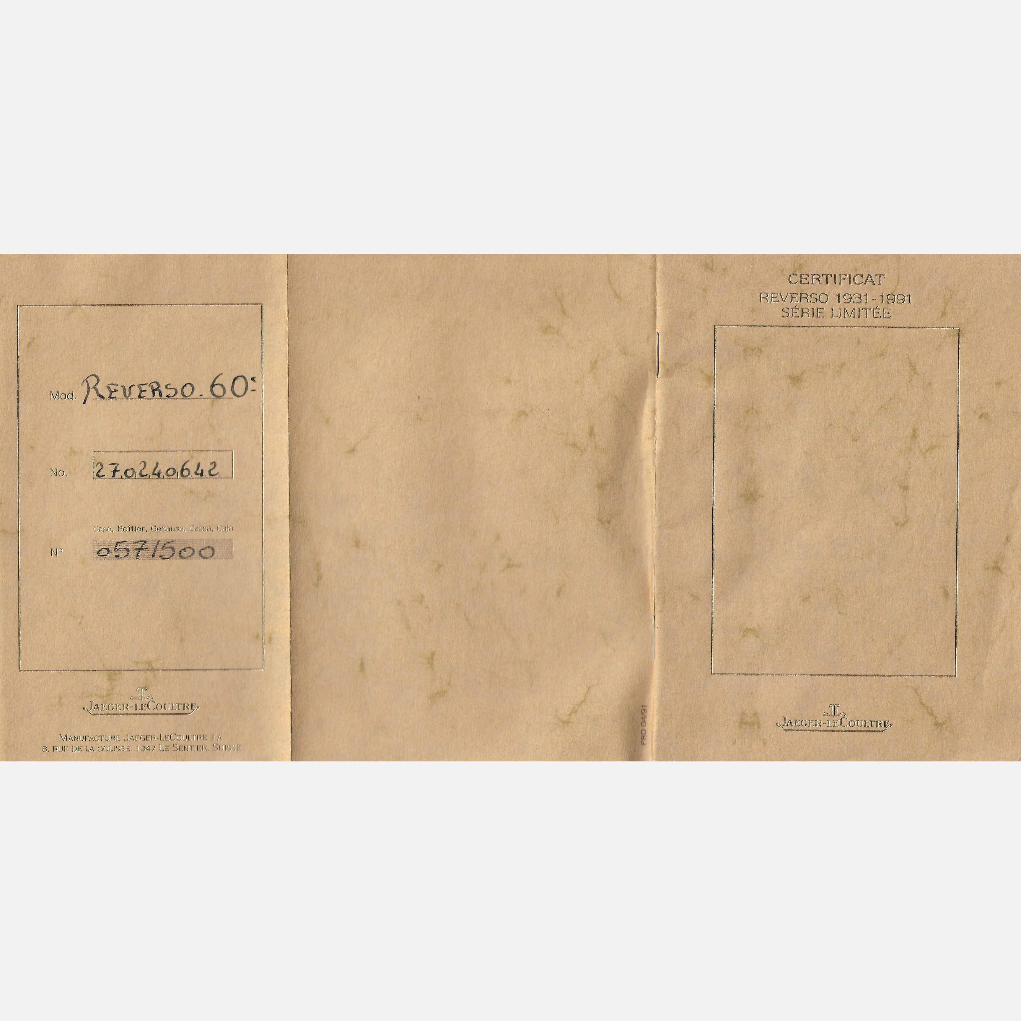 Jaeger-LeCoultre Reverso 60th Anniversary 1931-1991 JLC-reverso-60th-10