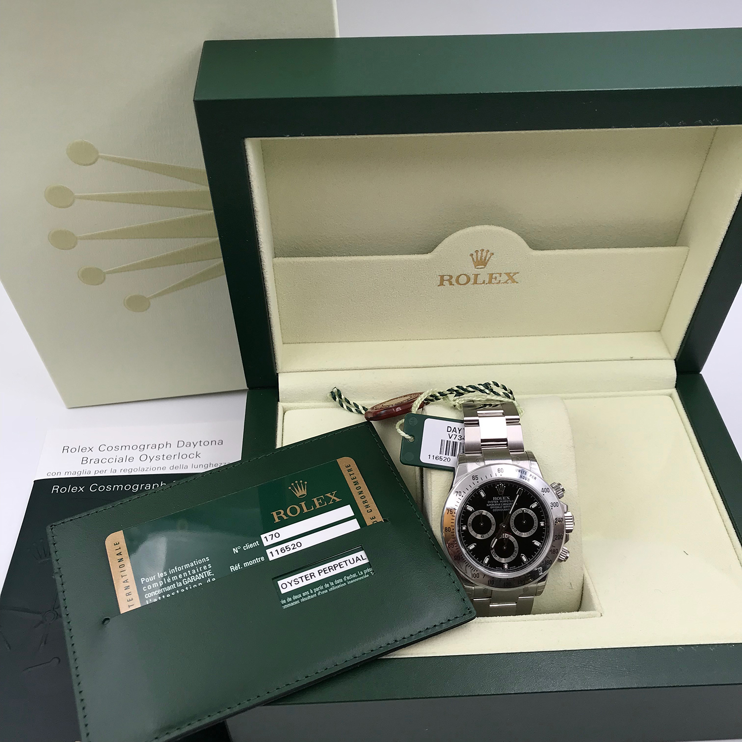 Rolex Daytona 116520 N.O.S New Old Stock 2010 Italy rolex-daytona-116520-nos-2010