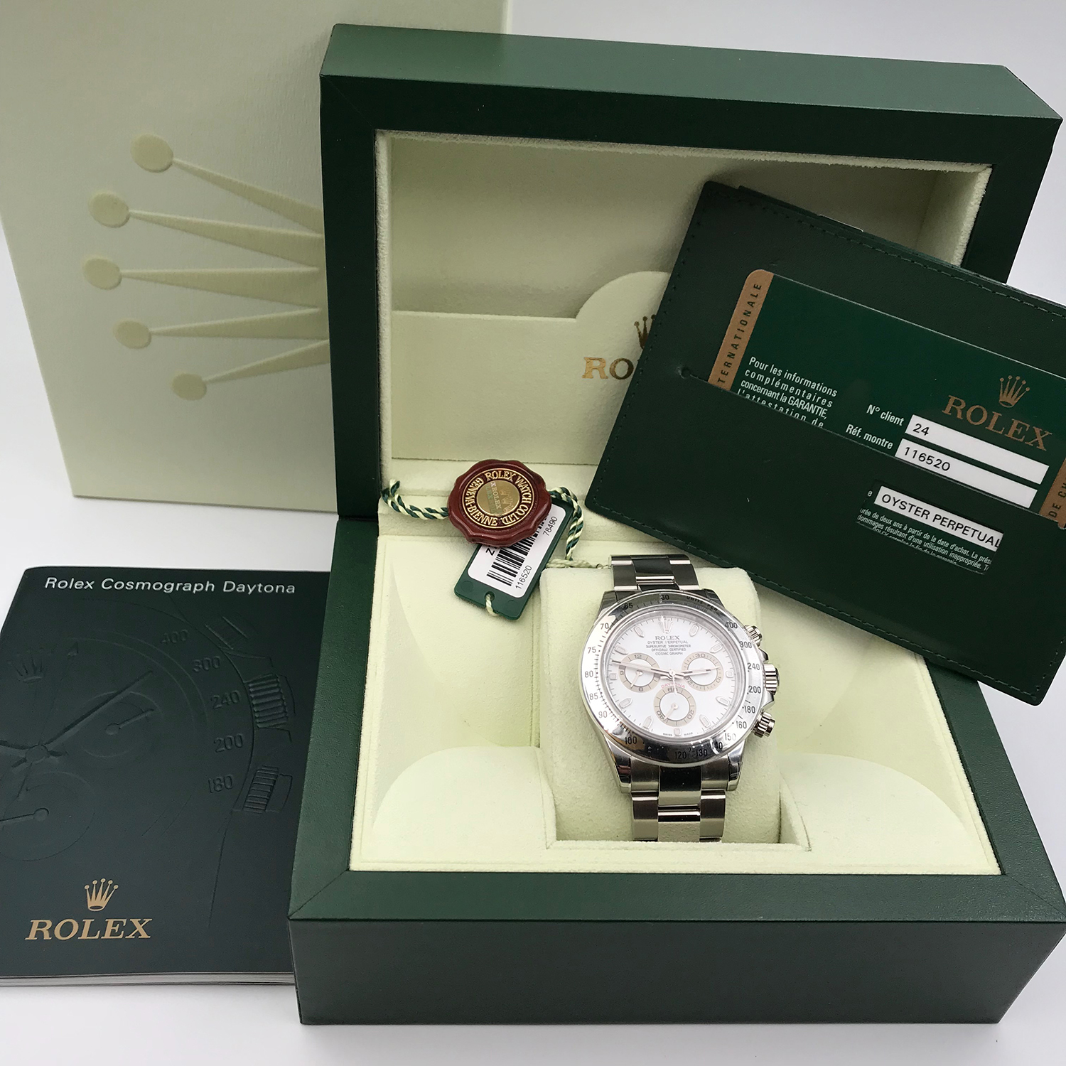 Rolex Daytona 116520 N.O.S New Old Stock Série Z 116520-NOS-BLANC