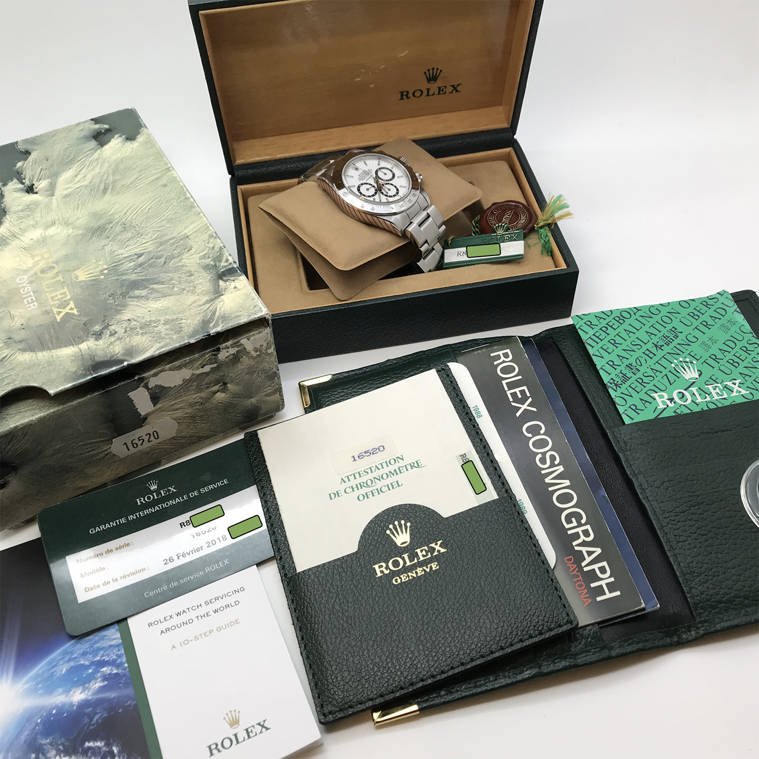 Rolex Daytona 16520 Porcelain Floating R series Rolex-daytona-16520-porcelaine-8