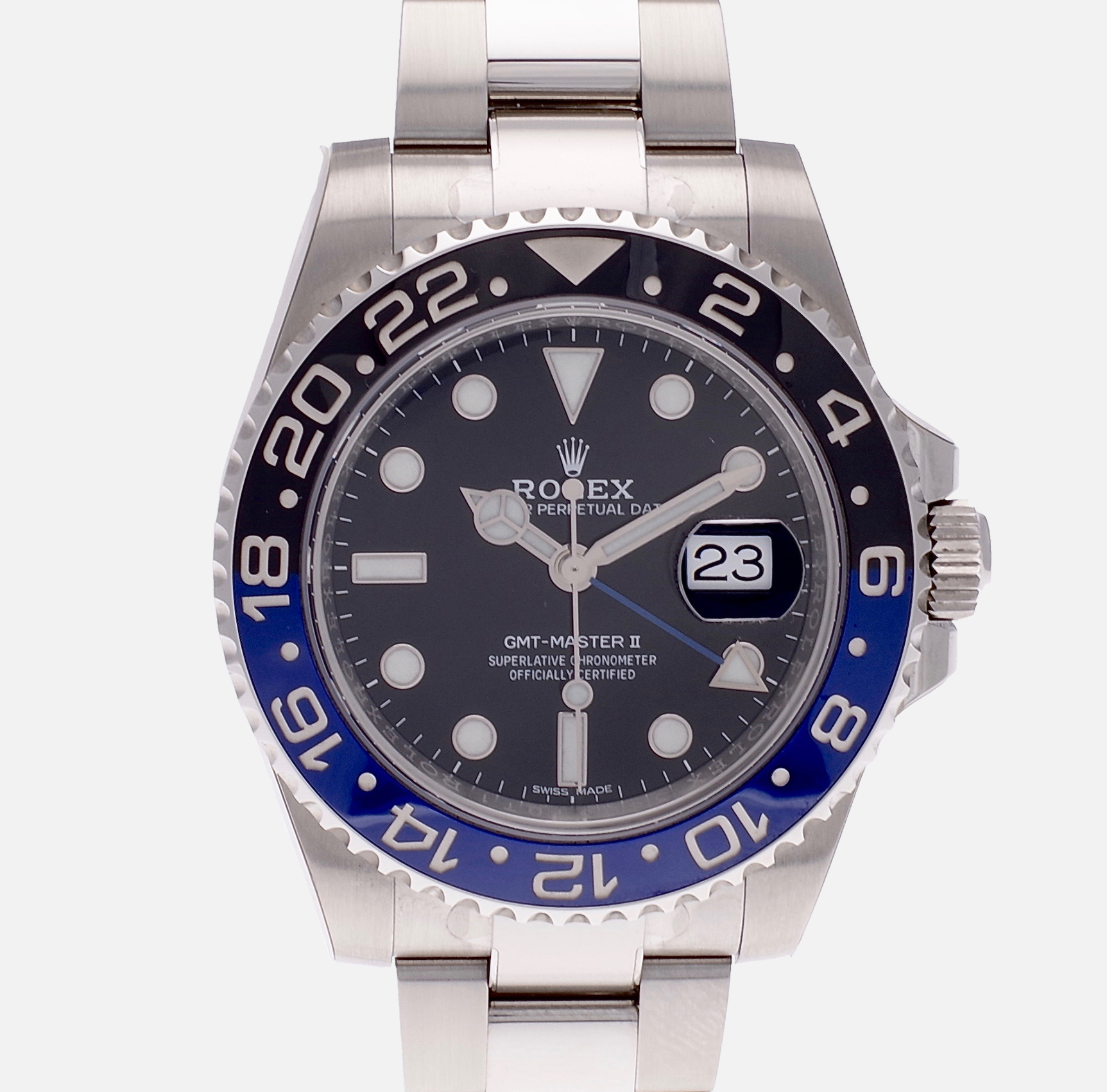 Rolex GMT-Master II Rolex 116710BLNR Batman NEW