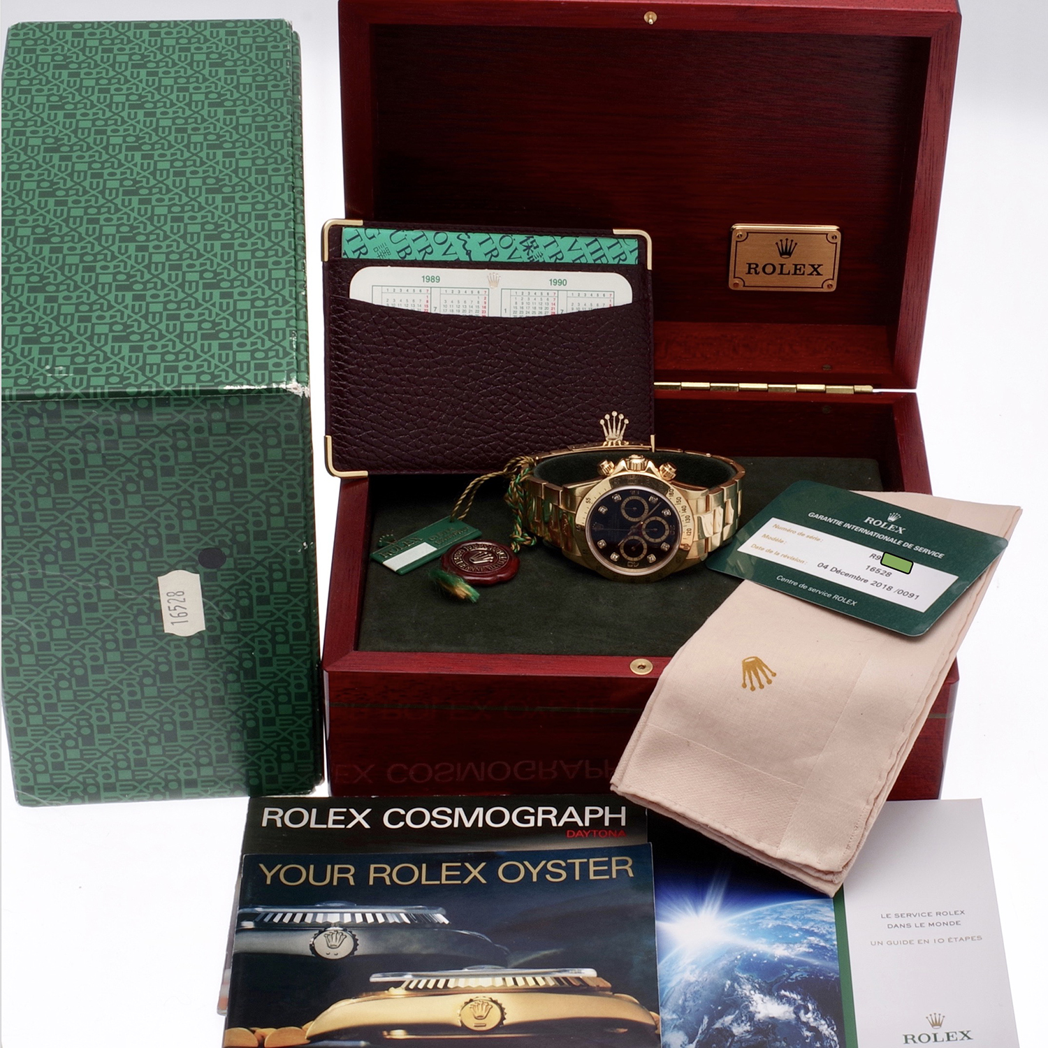 Rolex Daytona 16528 4 lines R Series Gilt dial rolex-daytona-16528-gilt-4lines-15