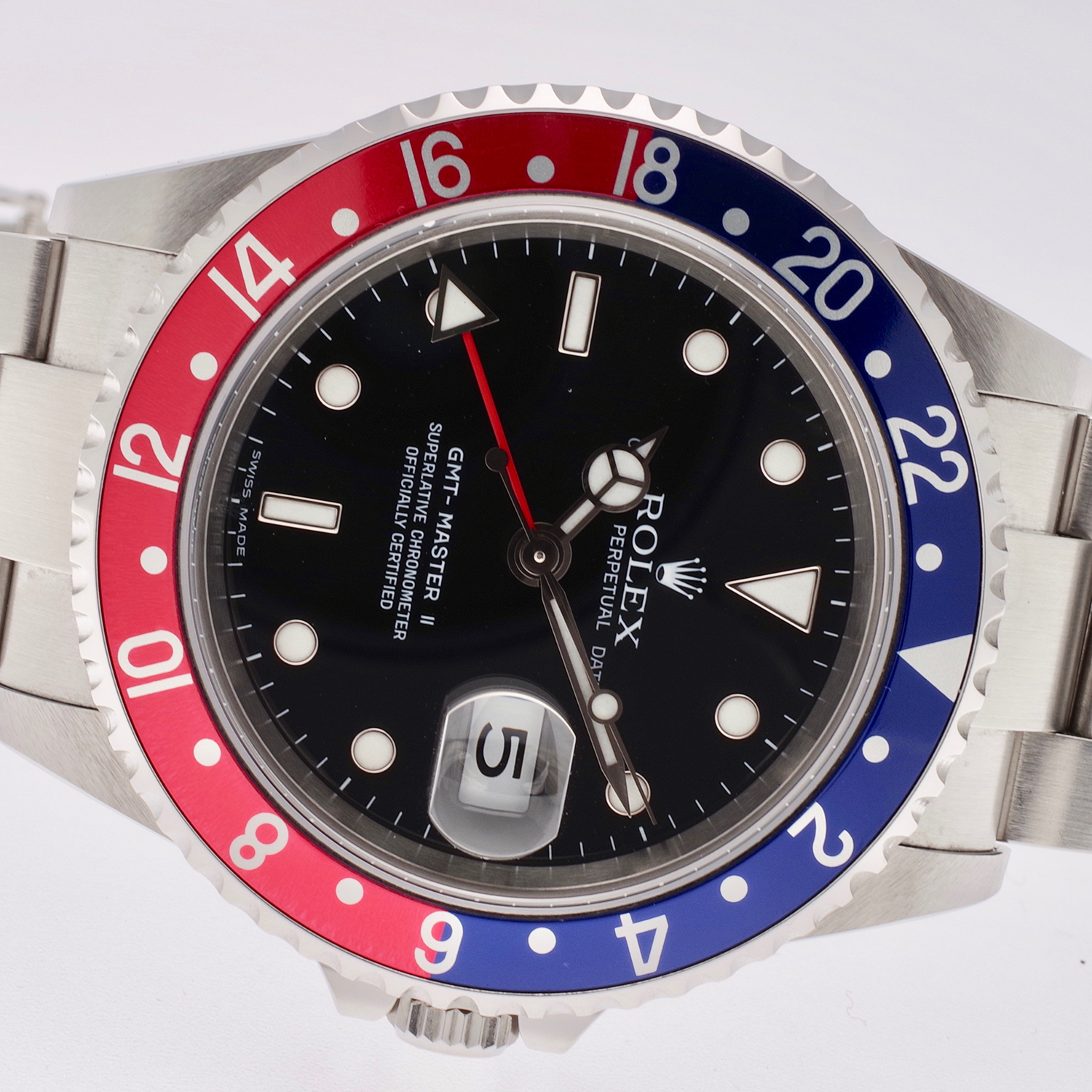 Rolex GMT-Master II 16710BLRO Stick dial 2006 D series rolex-gmtmasterII-16710BLRO-sérieD-7