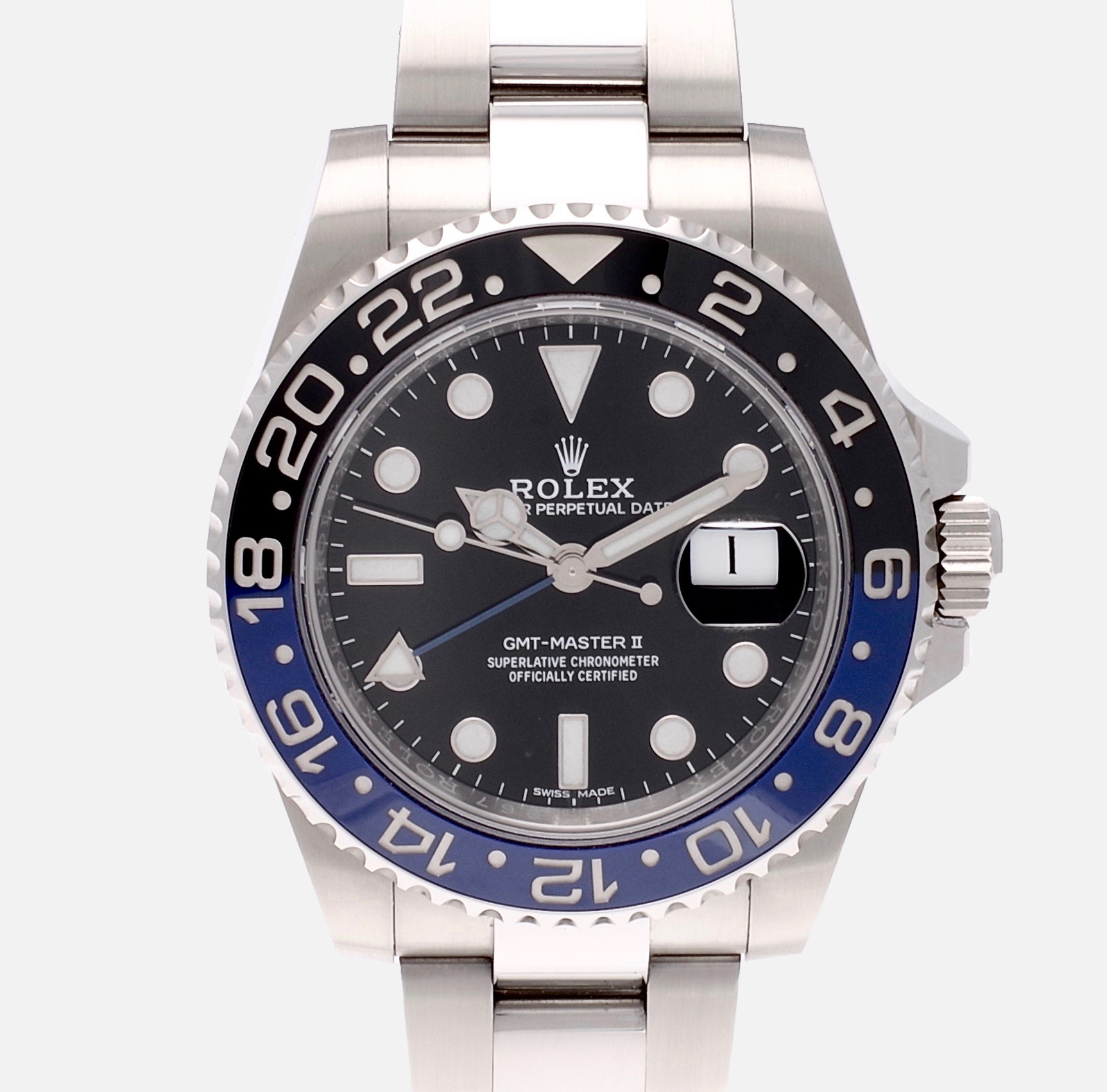Rolex GMT-Master II 116710BLNR Batman Dec 2018 New