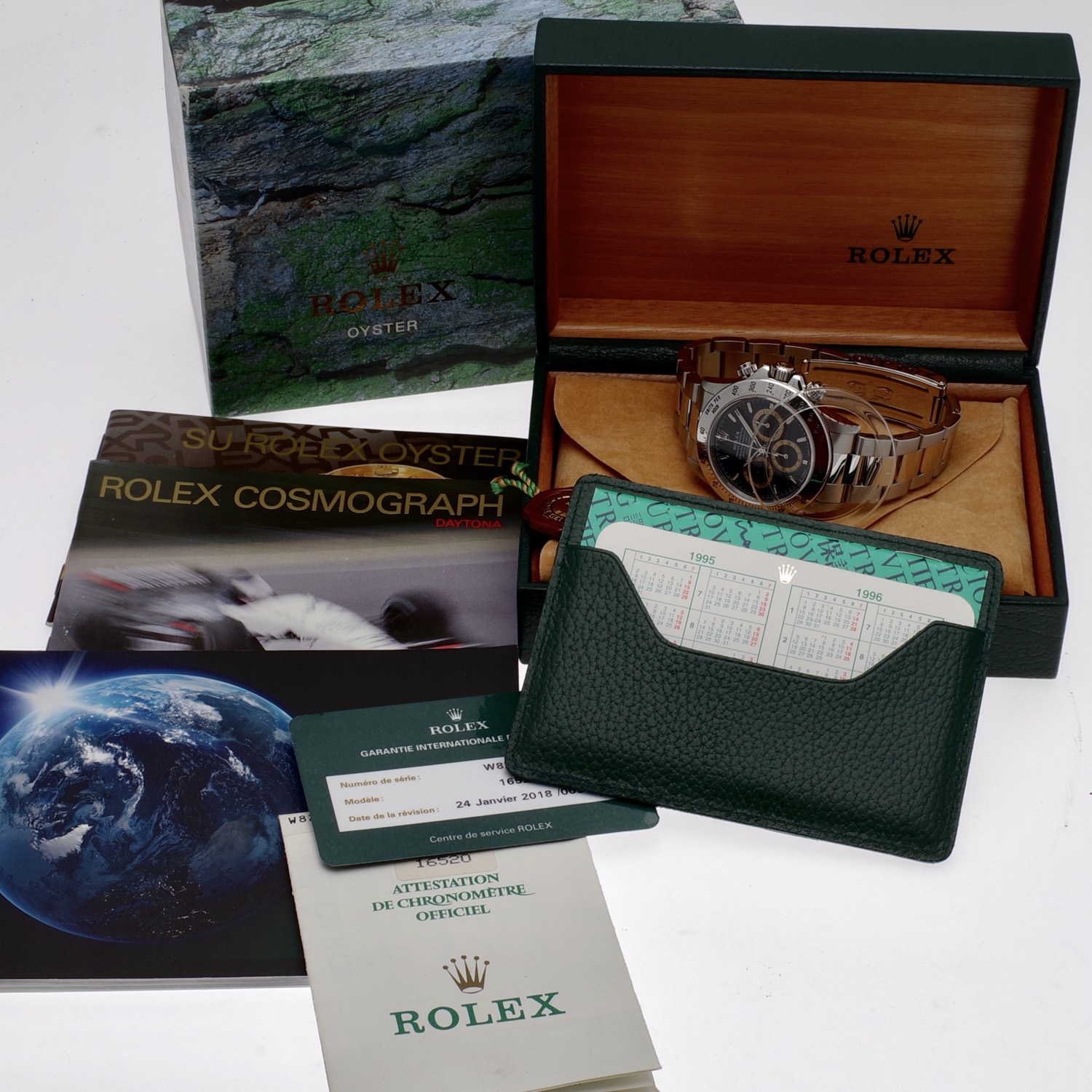 Rolex Daytona 16520 Zenith Patrizzi W series 1995 full set like new rolex-daytona-16520-patrizzi-1995-11