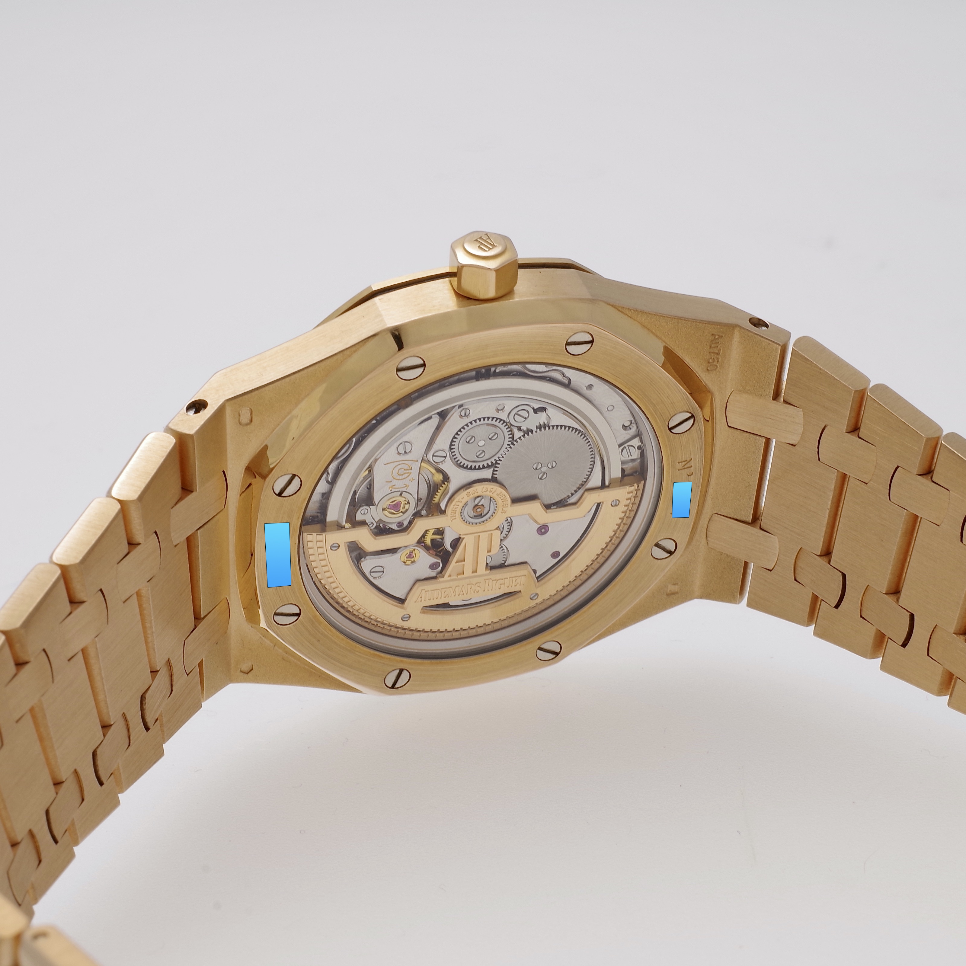 Audemars Piguet Royal Oak 15202OR Rose gold Extra thin Blue dial AP-royaloak-15202ORR-2014-7
