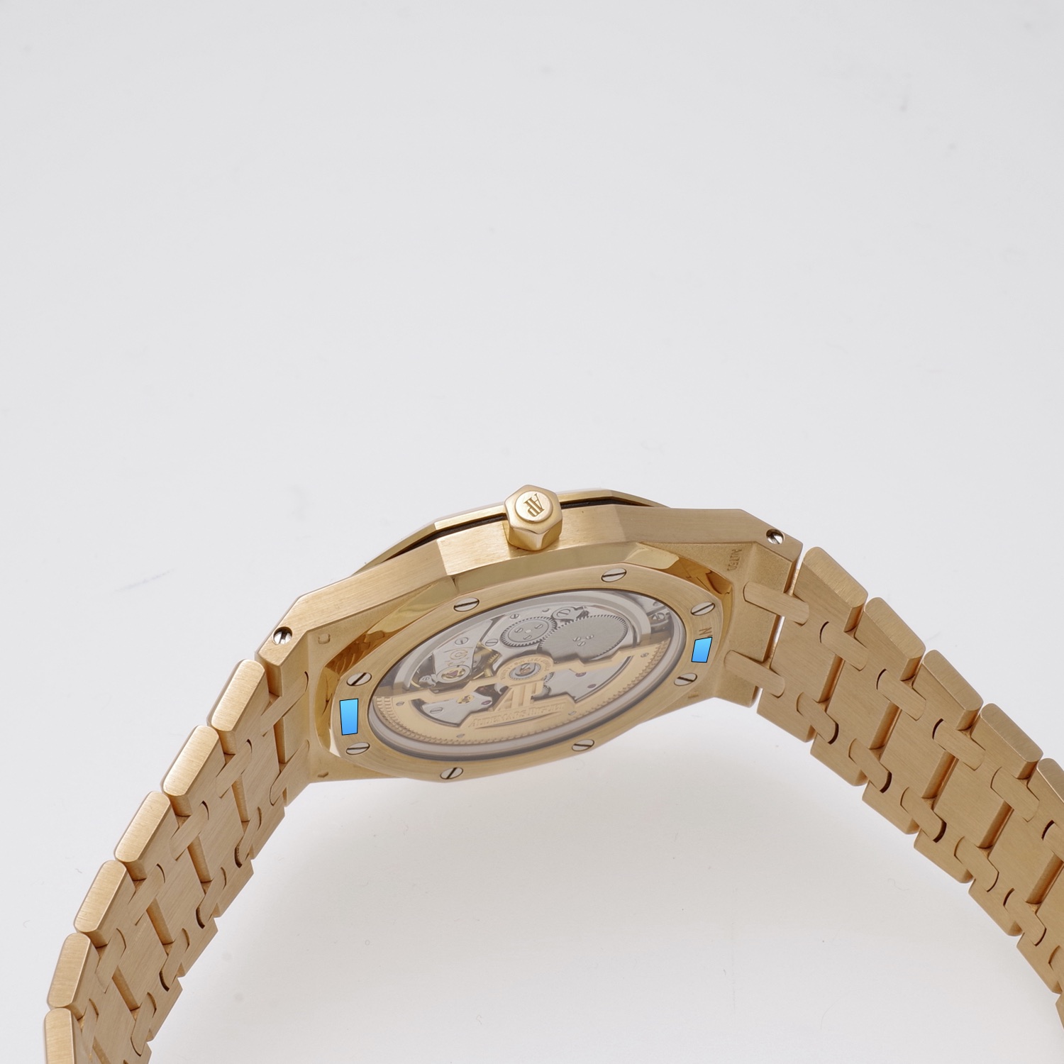 Audemars Piguet Royal Oak 15202OR Rose gold Extra thin Blue dial AP-royaloak-15202ORR-2014-9
