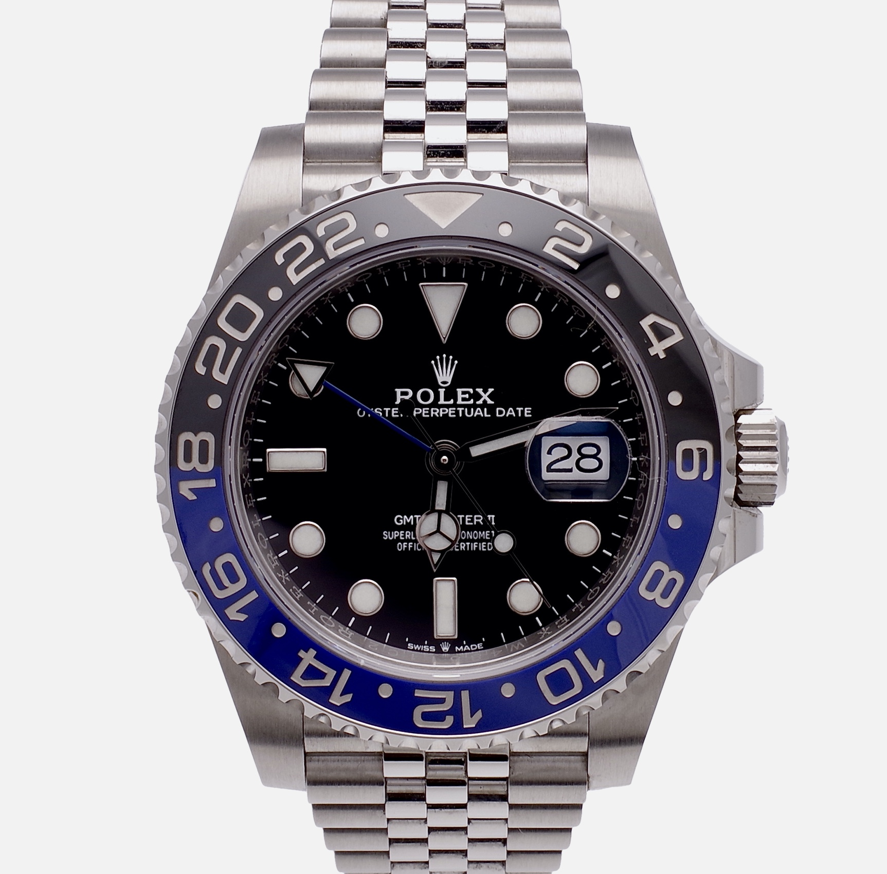 Rolex GMT-Master II 126710BLNR Batman Bracelet Jubilé Fullset like new 2020