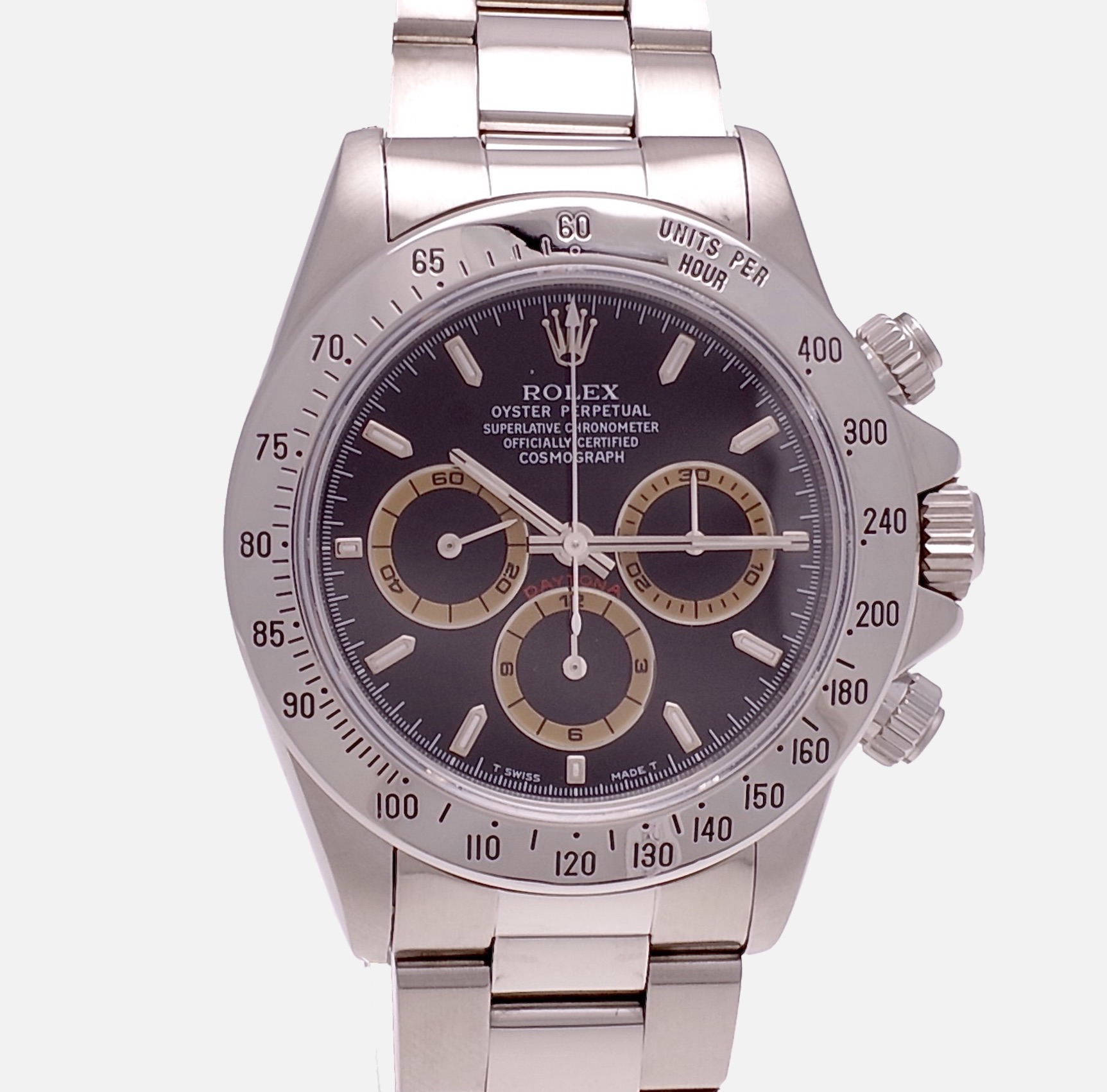 Rolex Daytona 16520 Zenith Patrizzi W series 1995 Service Rolex July 2021 with 2 years warranty