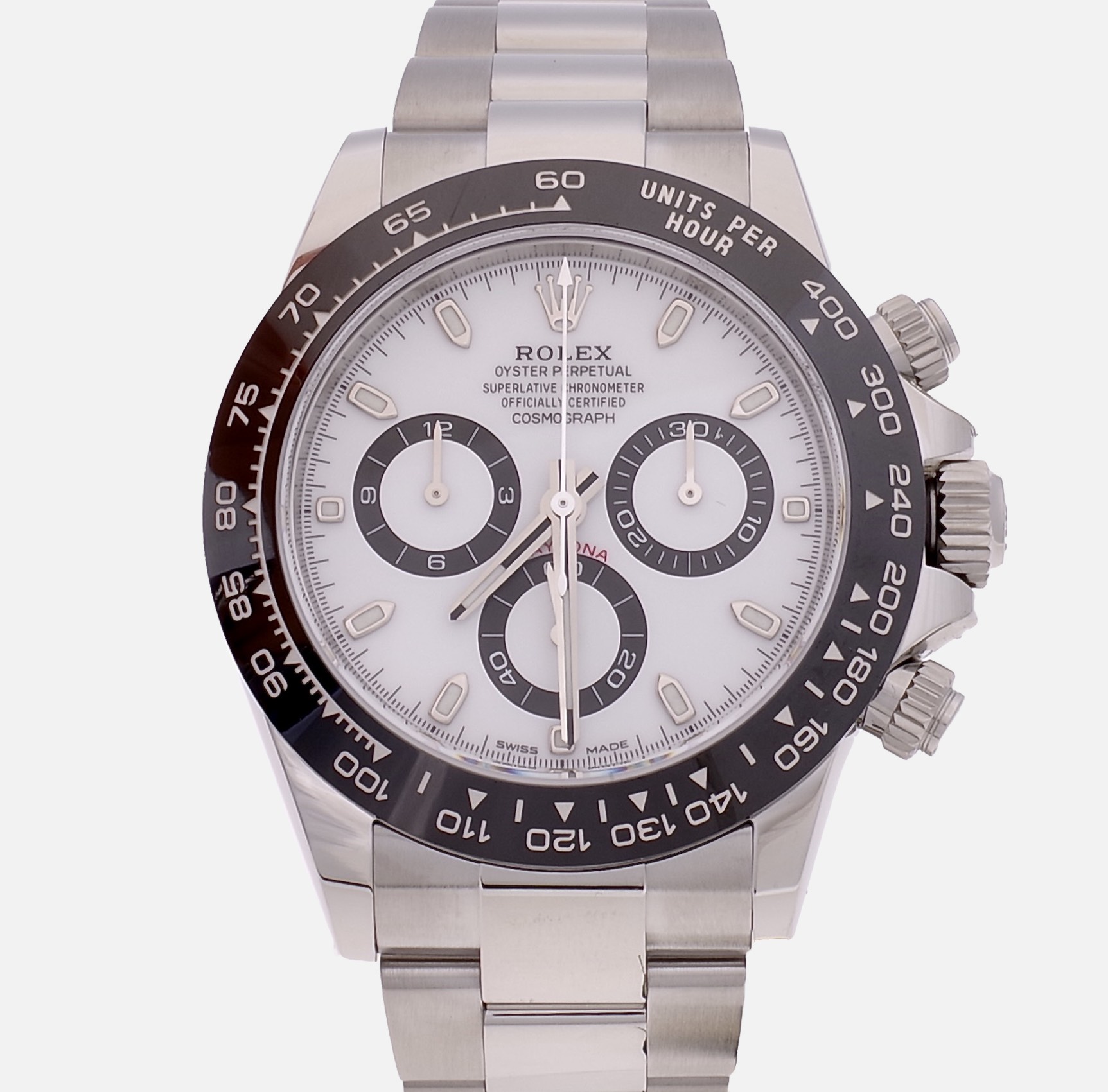Rolex Daytona 116500LN new unworn 2021 white dial