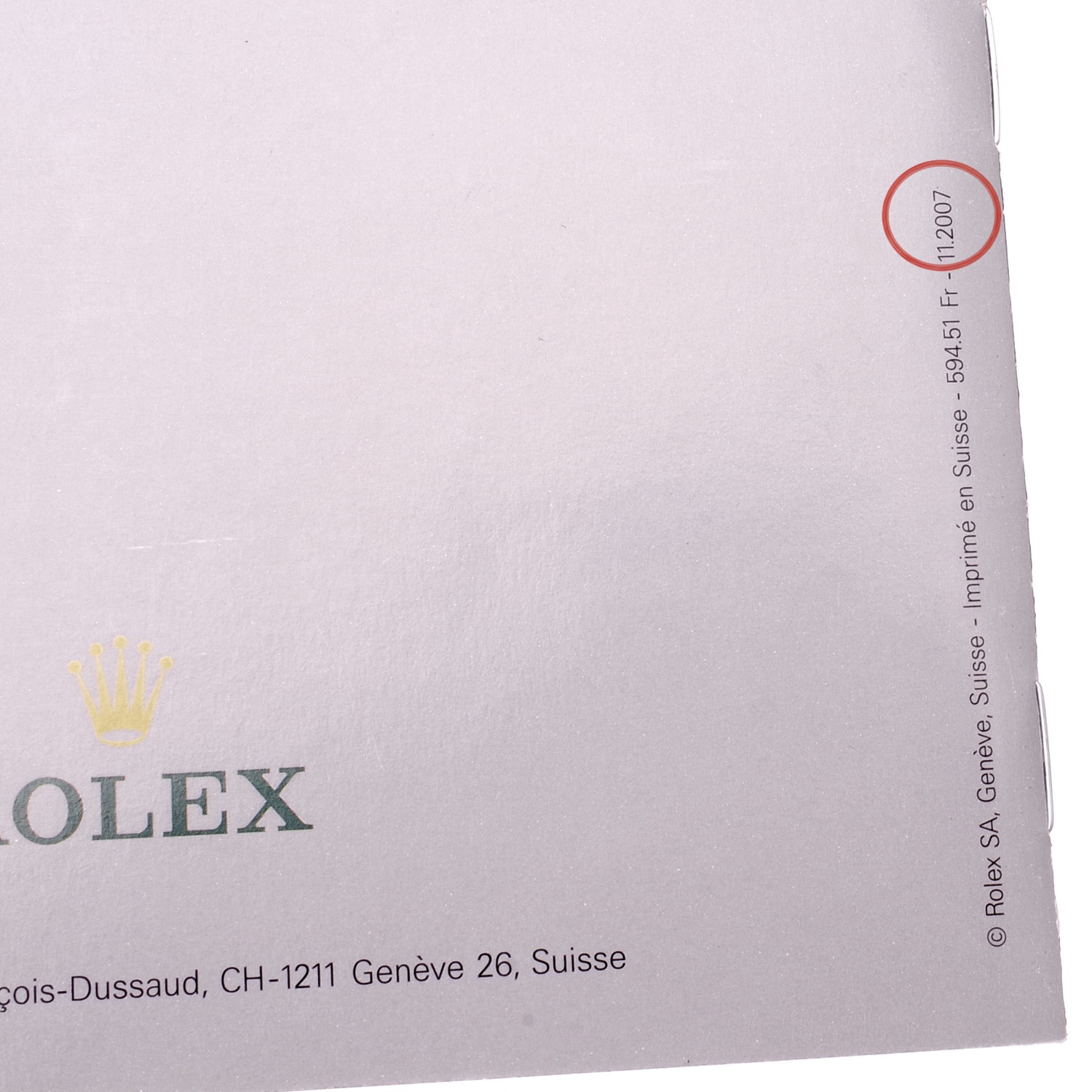 Rolex Submariner 16610 COMEX M series full set 2008 ROLEX-SUB-16610COMEX-13