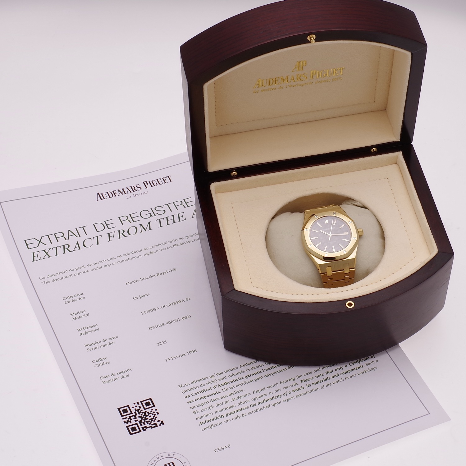 Audemars Piguet Royal Oak 14790BA 18k gold 1996 like new audemars-piguet-royal-oak-14790-11