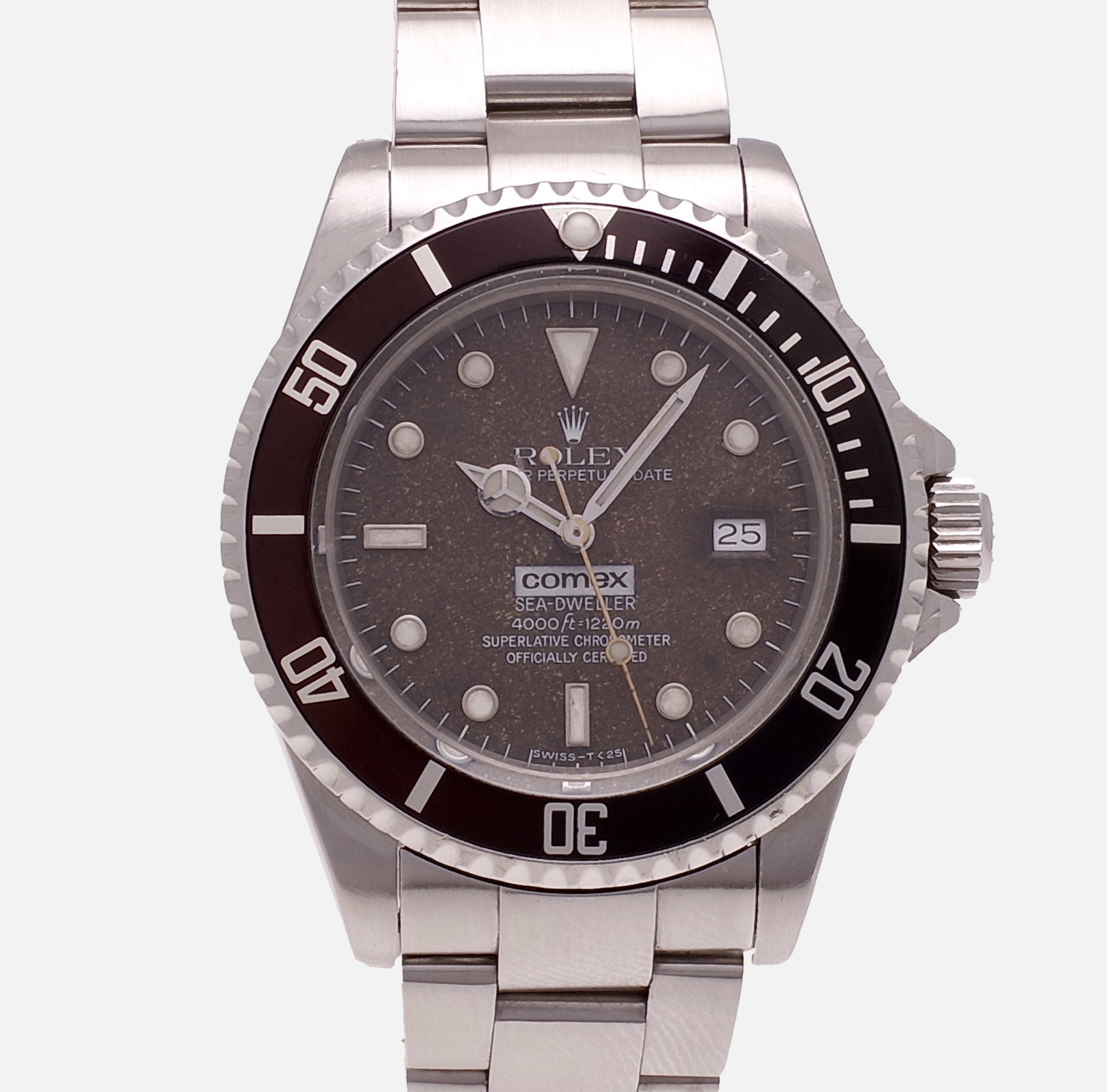 Rolex : Sea Dweller - 16660 COMEX Chocolate dial Triple 6