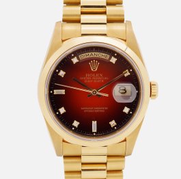 Rolex : Day Date - 18208 Série A Stratocaster Vignette Dial