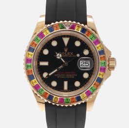 Rolex : Yacht Master - 116695SATS Rainbow Tutti Frutti 